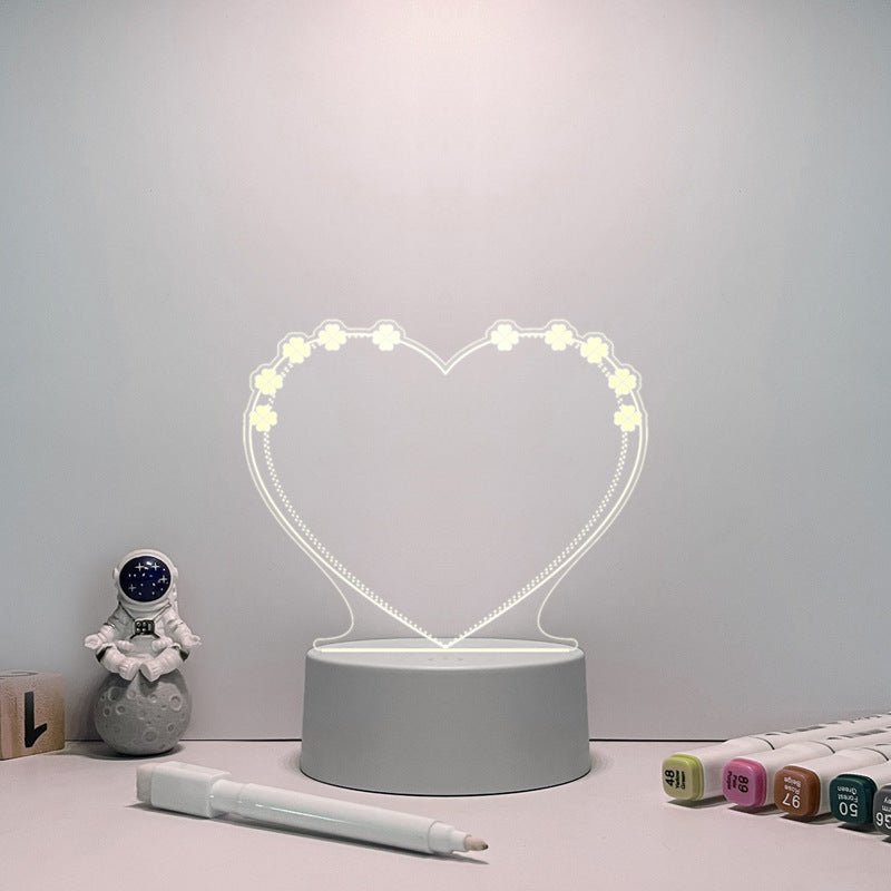 Transparent Glowing LED Message Board