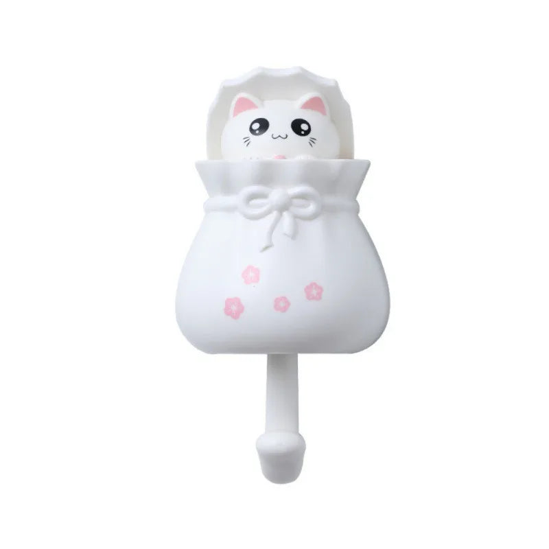 Cute Cartoon Cat Decorative Key Holder