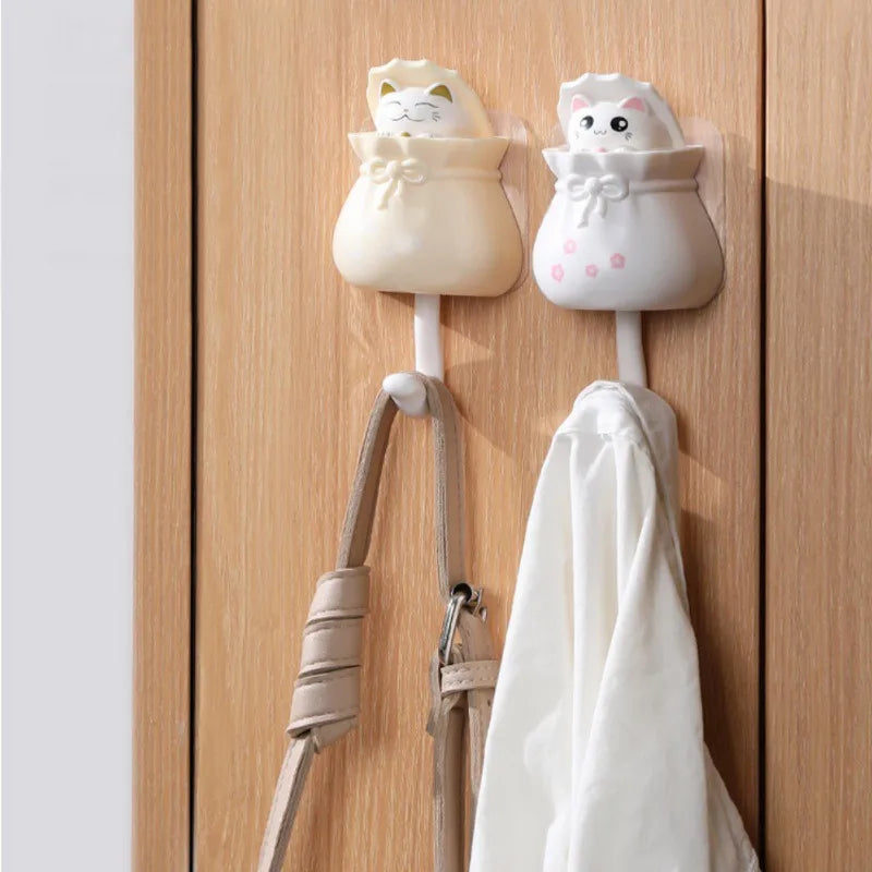 Cute Cartoon Cat Decorative Key Holder