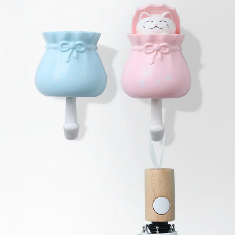 Cute Cartoon Cat Decorative Key Holder