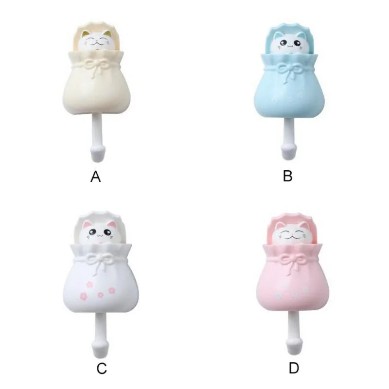 Cute Cartoon Cat Decorative Key Holder