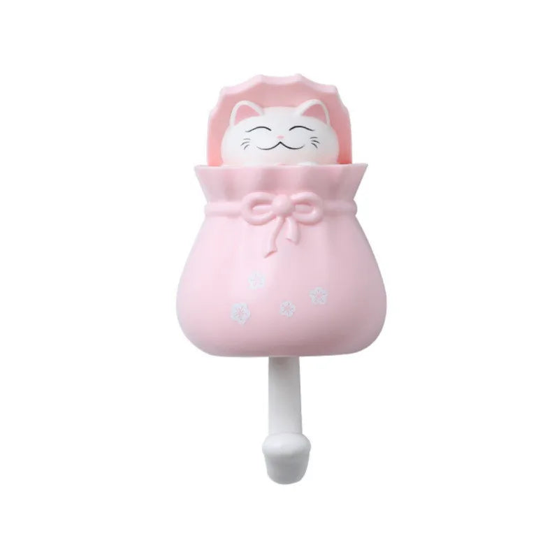 Cute Cartoon Cat Decorative Key Holder
