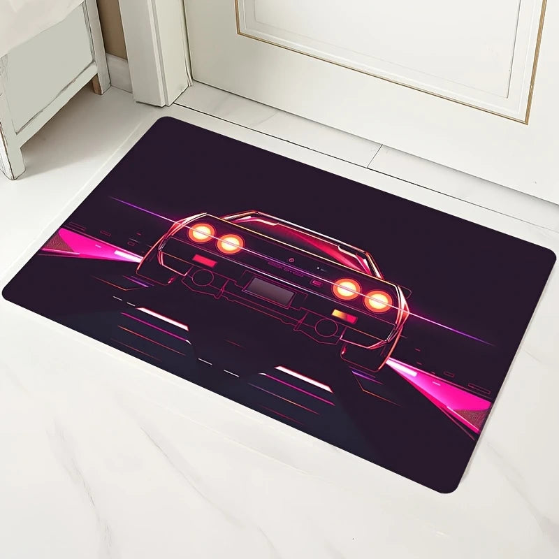 Cool Sports Car Design Doormat