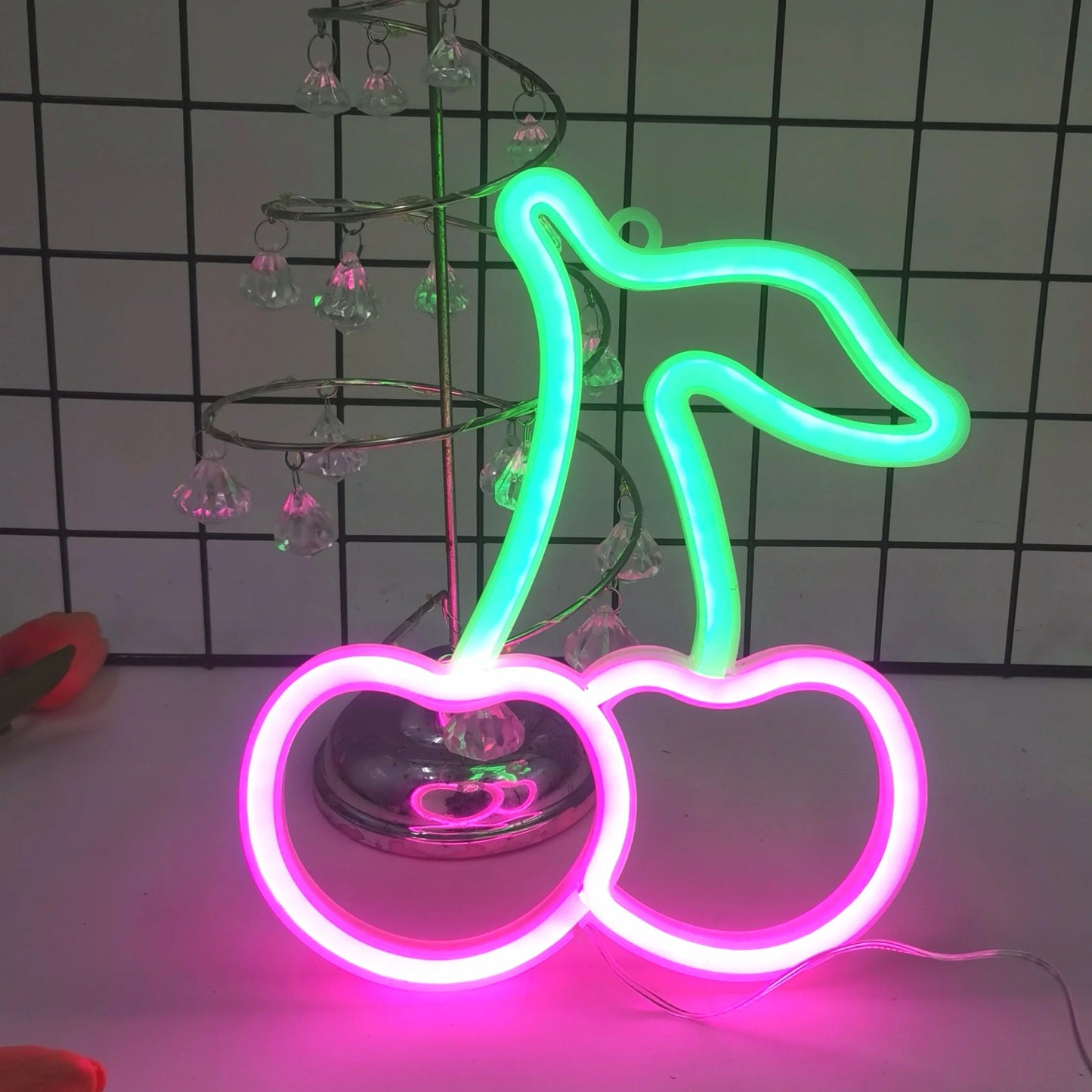 Pink Cherry Neon Sign