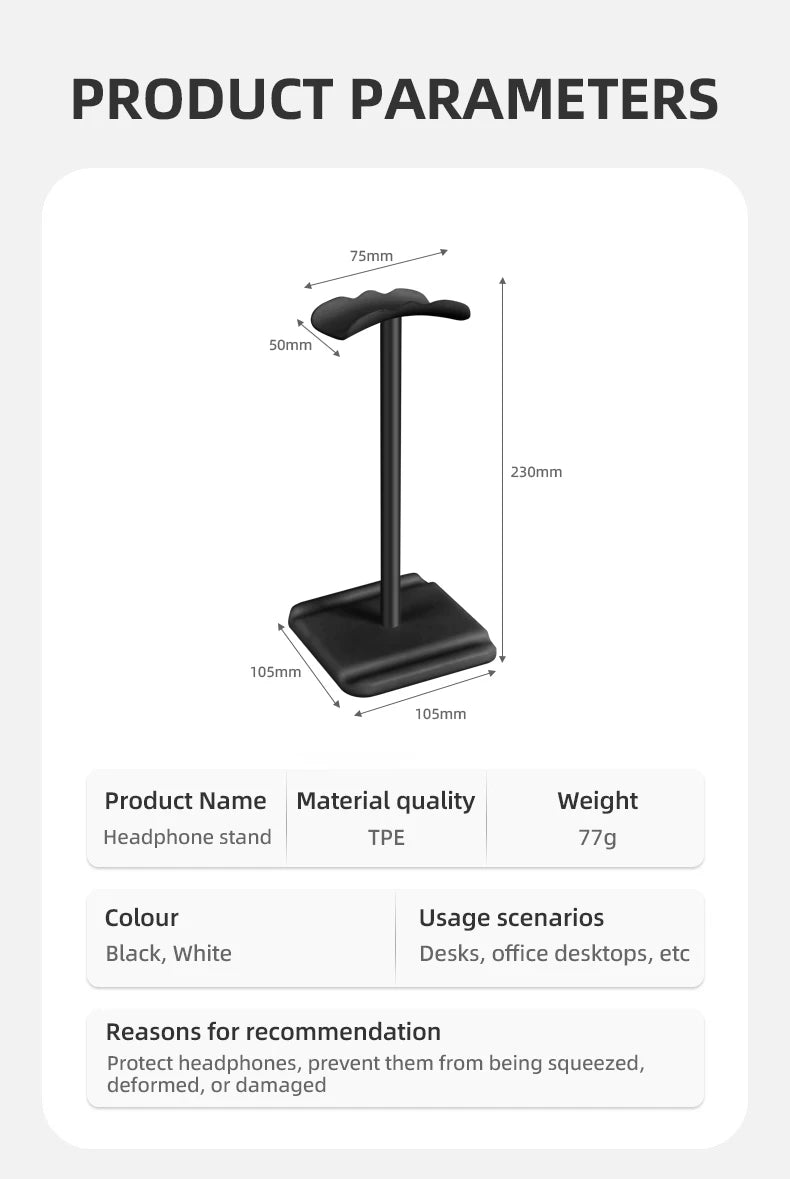 Gamer Desktop Headphone Stand
