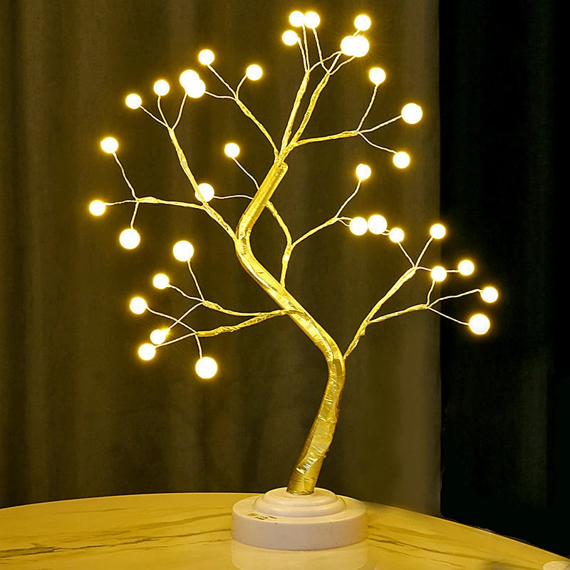 Table Tree USB Cherry Blossom Lamp Decoration