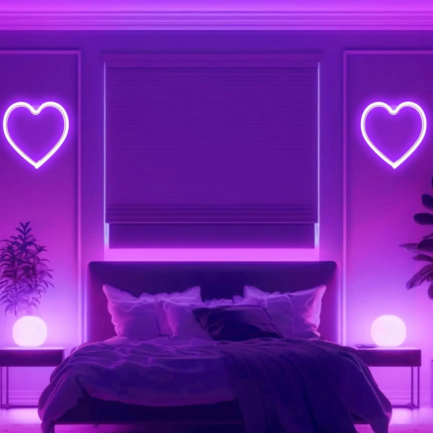 Purple Neon Sign Collection