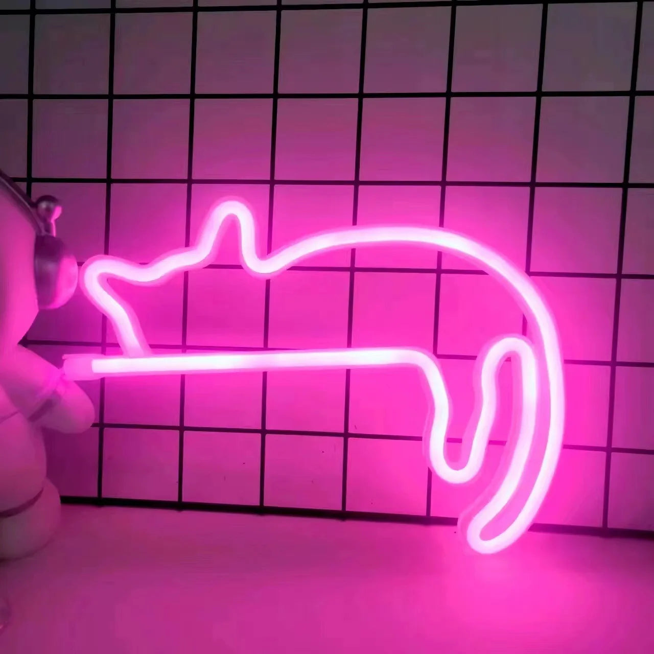 Sleeping Cat Neon Sign