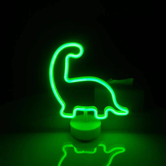 Dinosaur Desktop Neon Sign