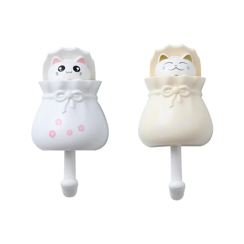 Cute Cartoon Cat Decorative Key Holder