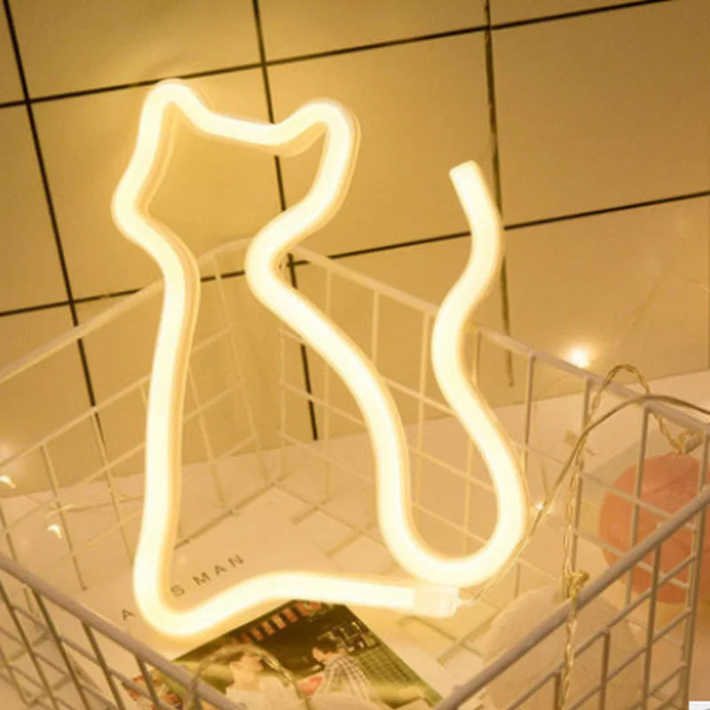 Sitting Cat Neon Sign