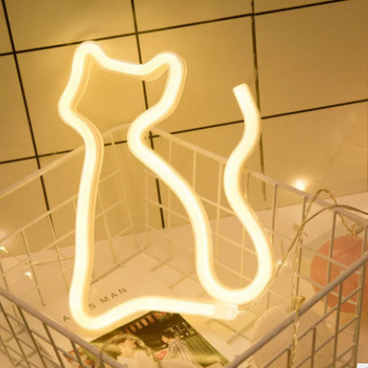 Sitting Cat Neon Sign