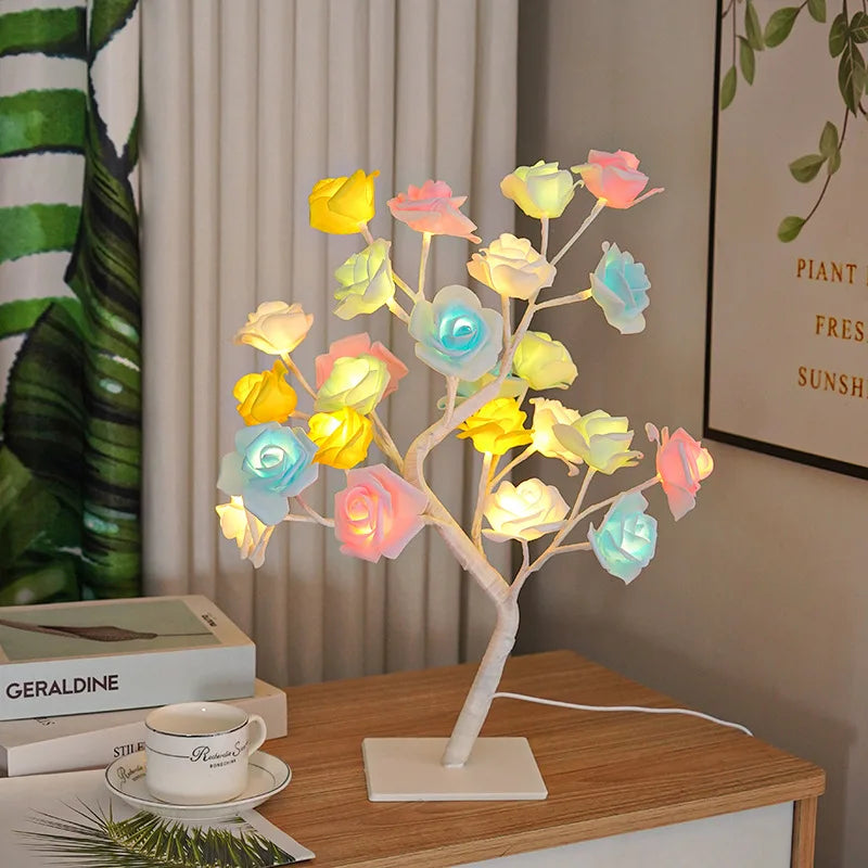 Rose Tree LED Night Light Decoration Lamp