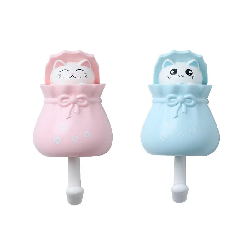 Cute Cartoon Cat Decorative Key Holder