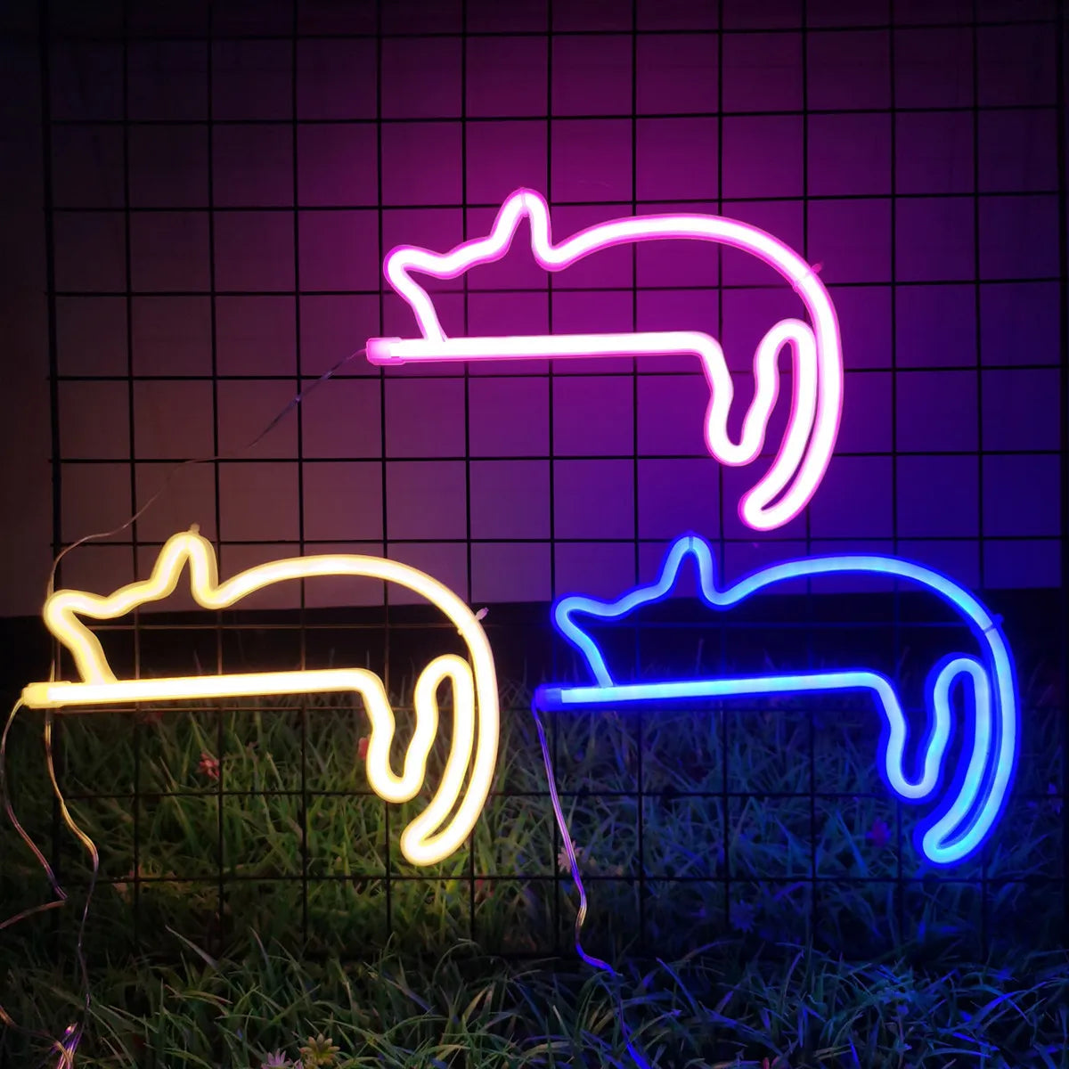 Sleeping Cat Neon Sign
