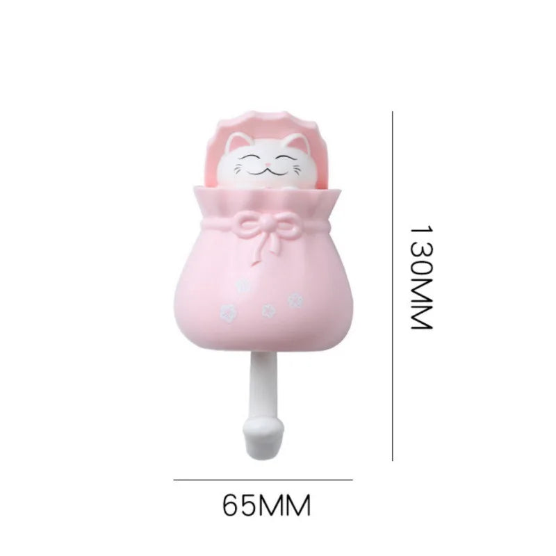 Cute Cartoon Cat Decorative Key Holder
