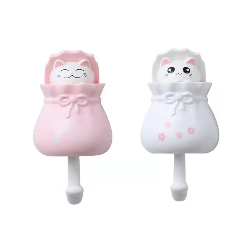 Cute Cartoon Cat Decorative Key Holder