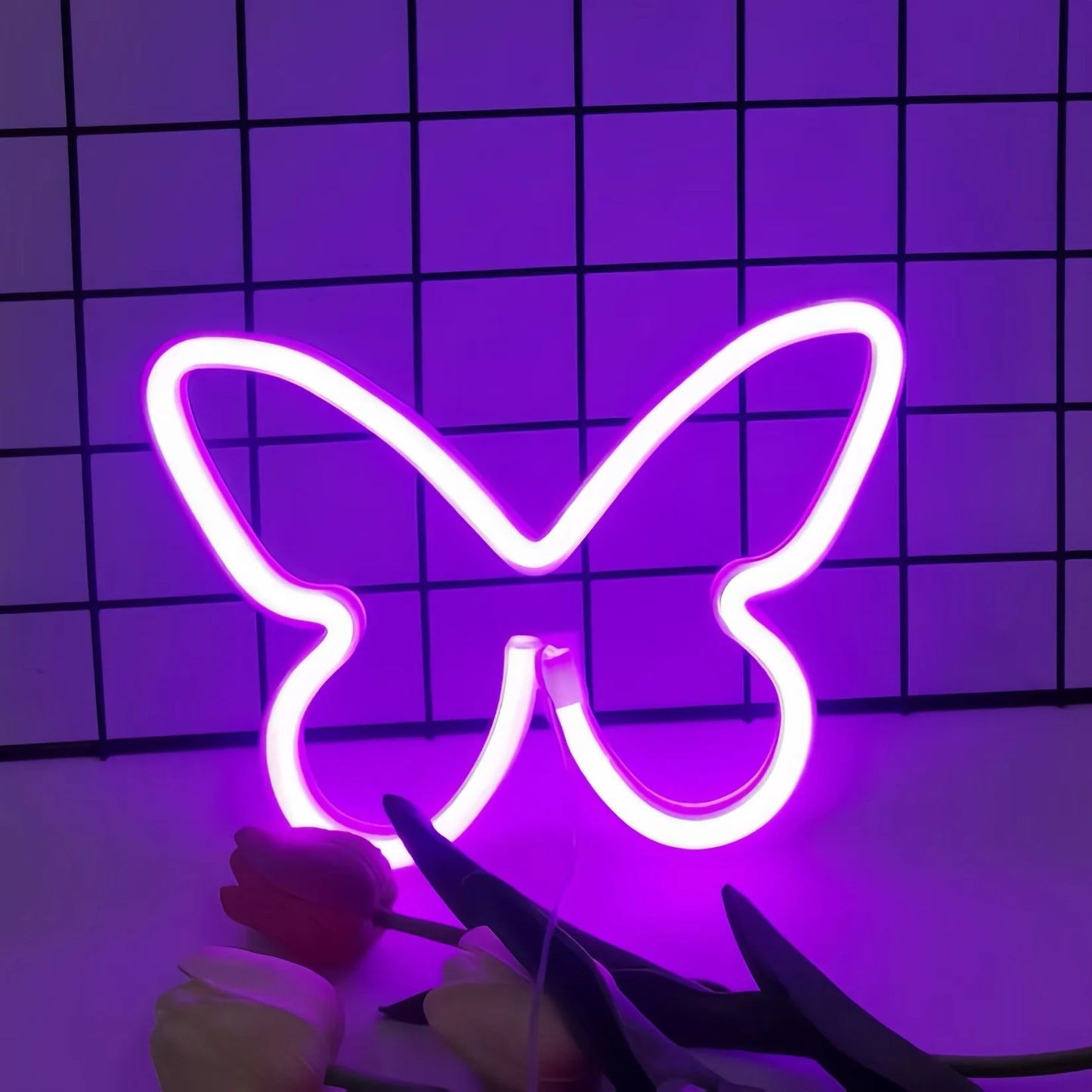 Purple Neon Sign Collection