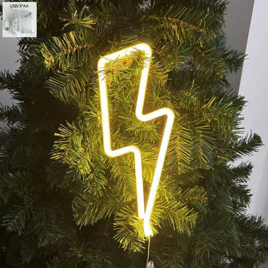 Lightning Bolt Neon Sign