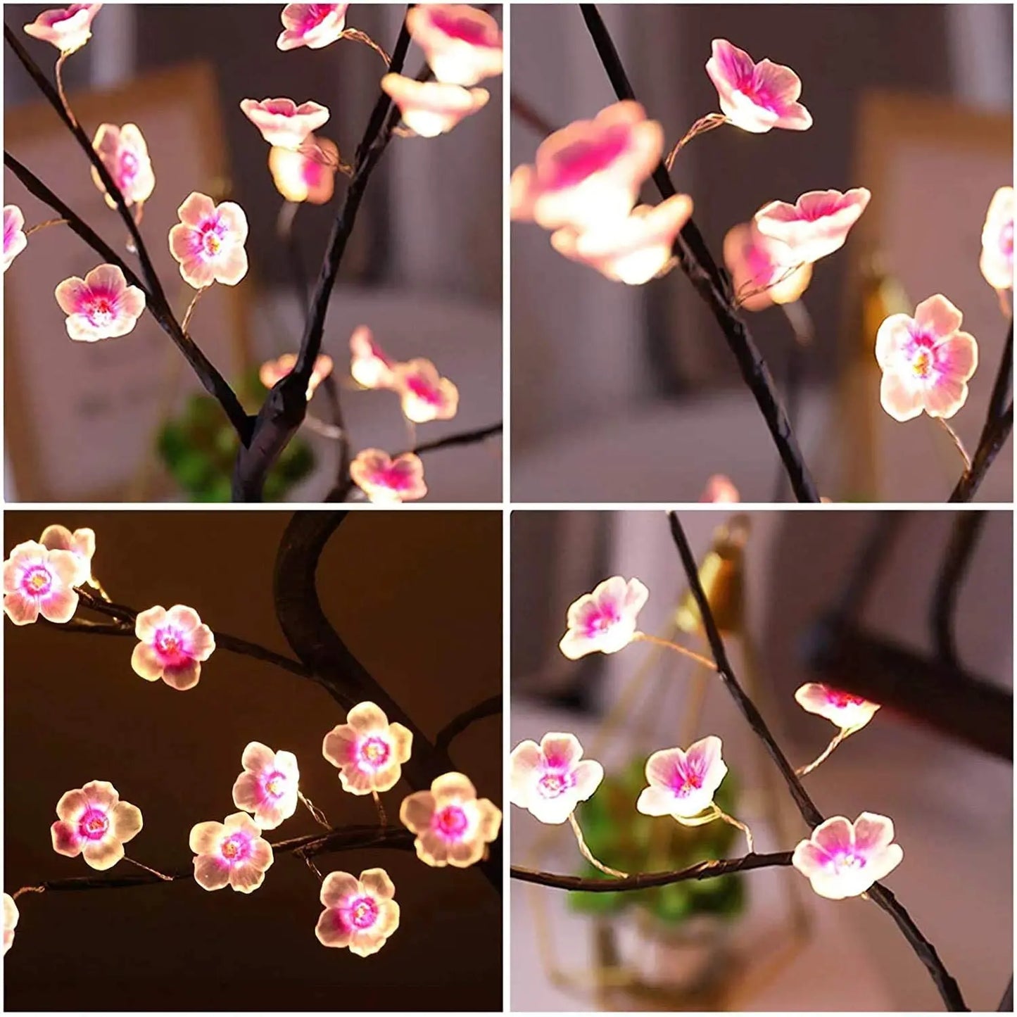 Table Tree USB Cherry Blossom Lamp Decoration
