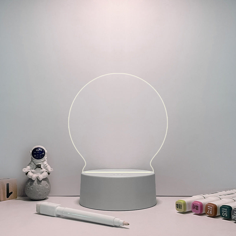 Transparent Glowing LED Message Board