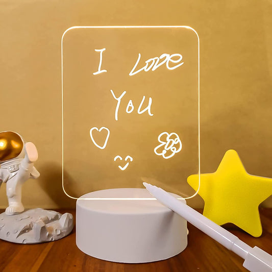 Transparent Glowing LED Message Board