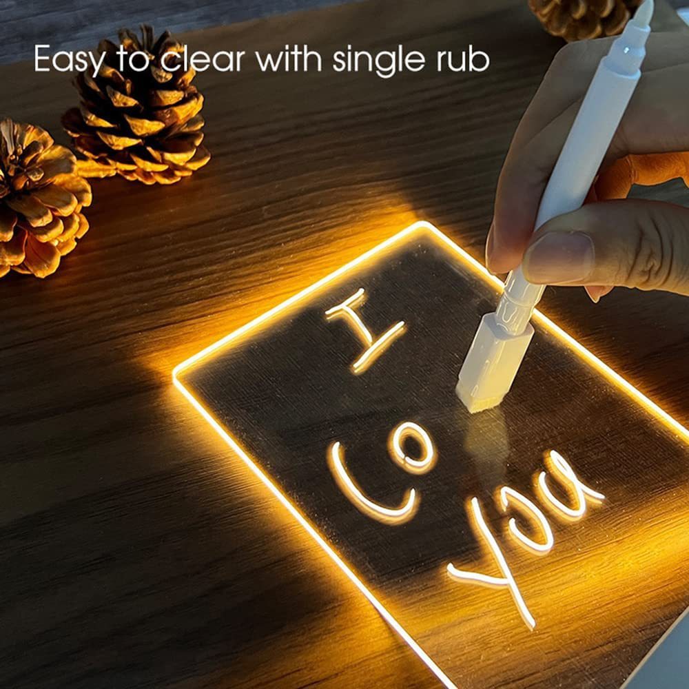 Transparent Glowing LED Message Board