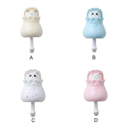 Cute Cartoon Cat Decorative Key Holder