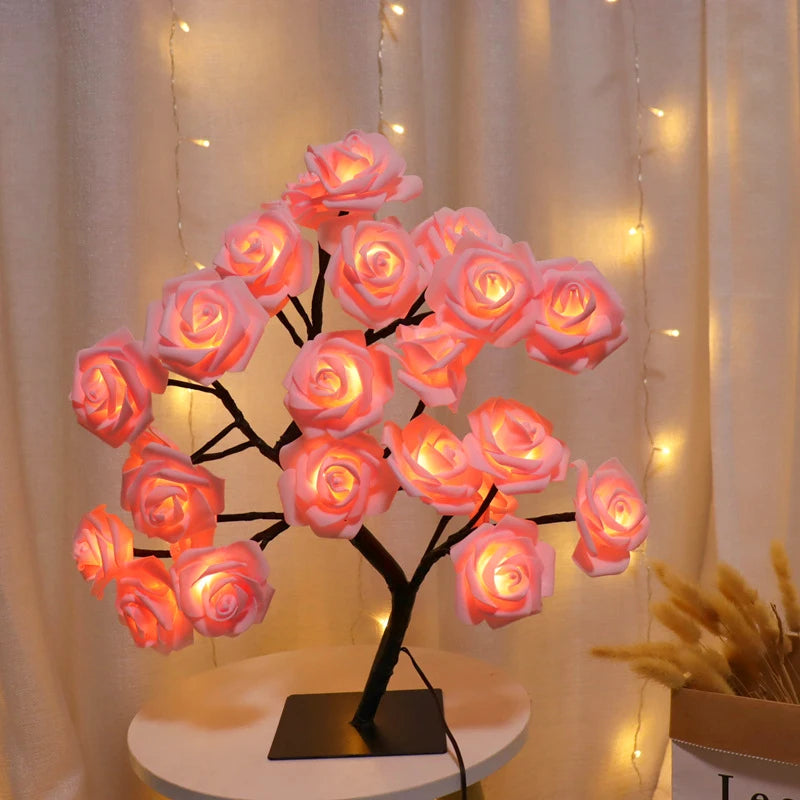 Rose Tree LED Night Light Decoration Lamp