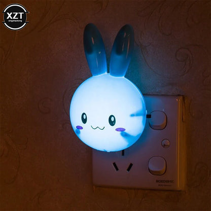 LED Cartoon Rabbit Night Light