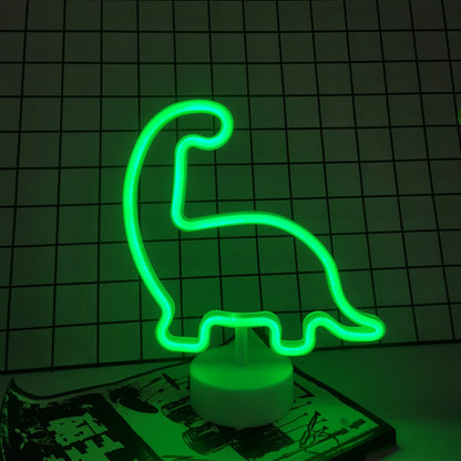 Dinosaur Desktop Neon Sign