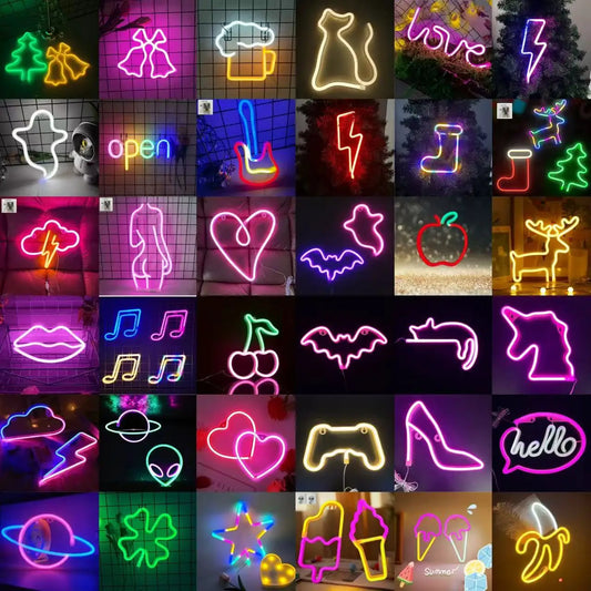 Neon LED Light Collection