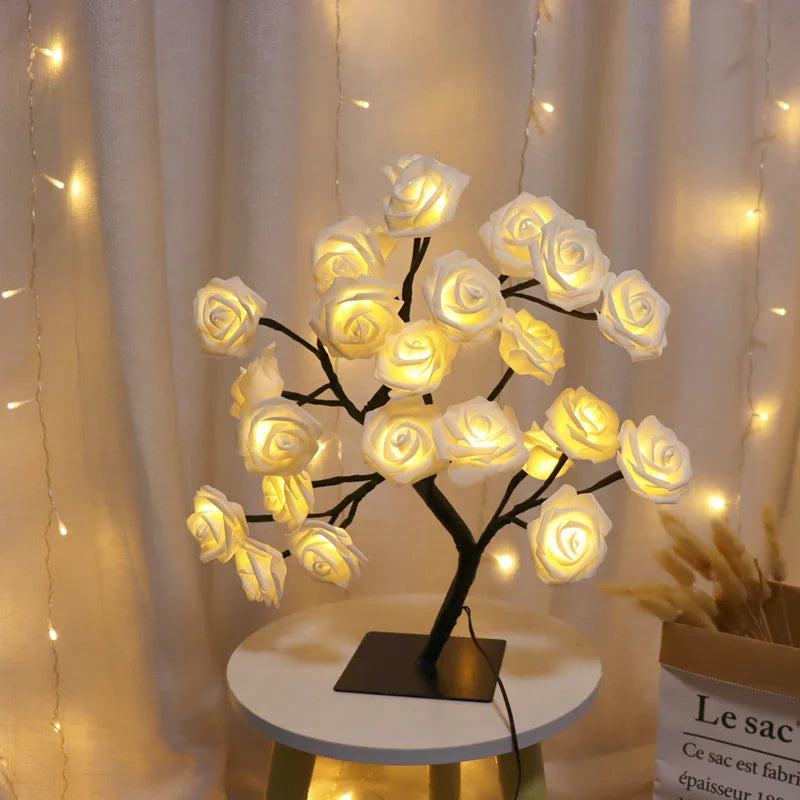 Rose Tree LED Night Light Decoration Lamp