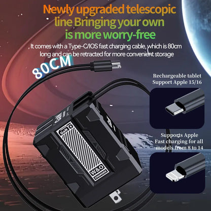 GaN 20W Fast charging PD3.0 Charger Type C lighting For iPhone 12 13 Samsung Huawei Xiaomi Mobile Phone EU/US Plug Wall Charger