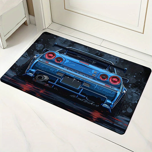 Cool Sports Car Design Doormat
