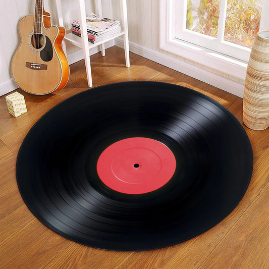 Vinyl Record Rug Decor
