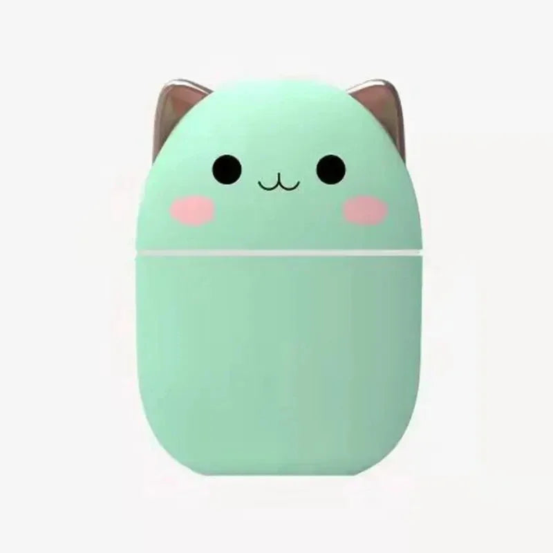 Ultra-Silent Cute Cat Air Humidifier with Led Mist Spray
