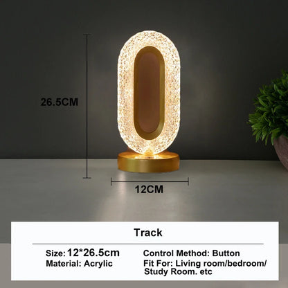 3D Crystal Aesthetic Night Light