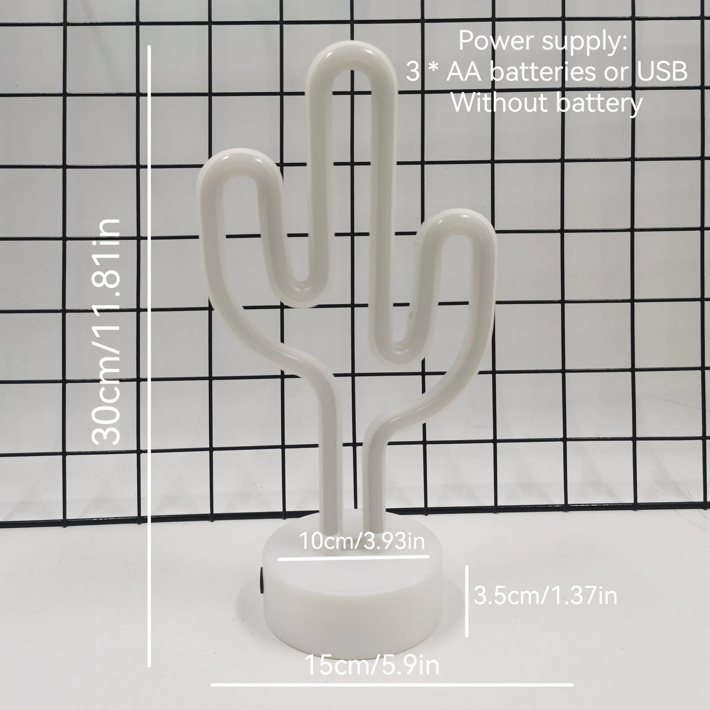 Cactus Desktop Neon Sign