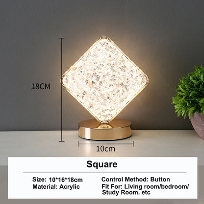 3D Crystal Aesthetic Night Light