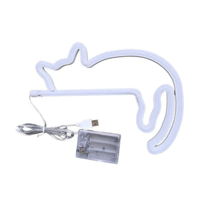 Sleeping Cat Neon Sign