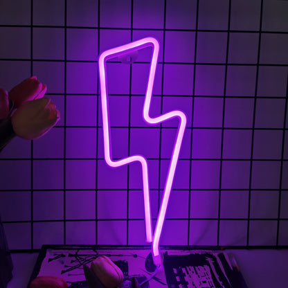 Purple Neon Sign Collection