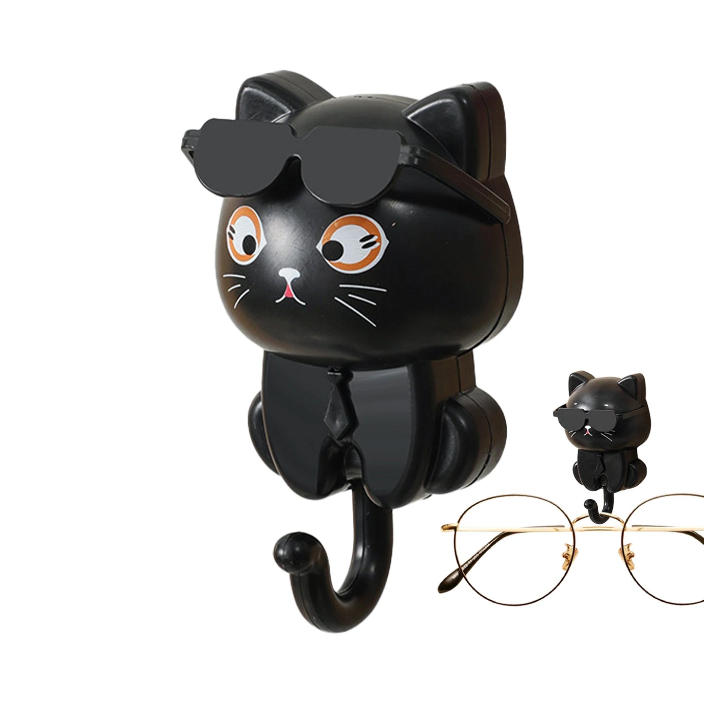 Cartoon Cool Cat Sunglasses Key Hanger