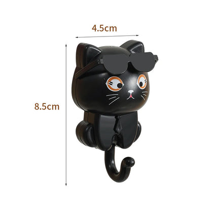 Cartoon Cool Cat Sunglasses Key Hanger