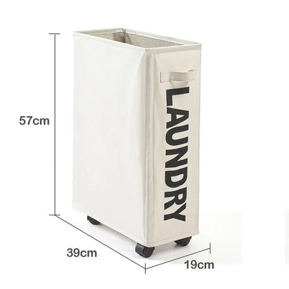 Room Laundry Basket with Wheels