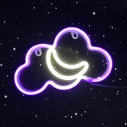 Purple Neon Sign Collection