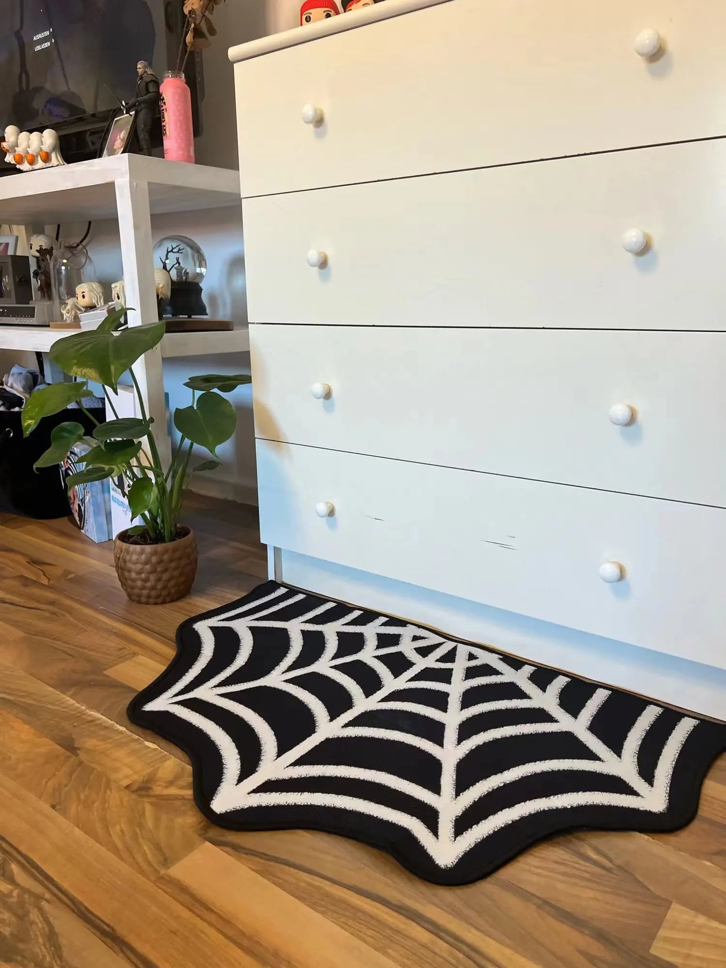 Spider Web Rug Decor