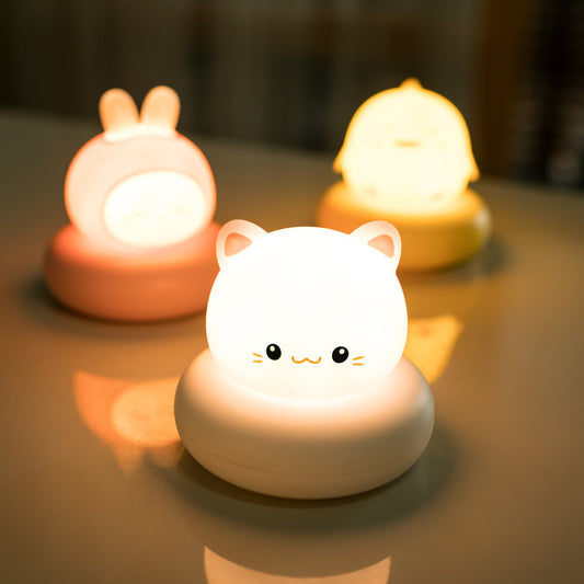 Cat Bunny Bedside Desk Lamp Decoration