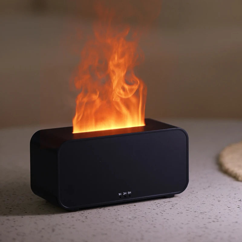 LED Simulation Flame Aromatherapy Humidifier
